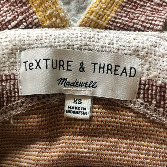 Madewell Texture & Thread Ruffle Tie Front Tank Top - Picture 2 of 5
